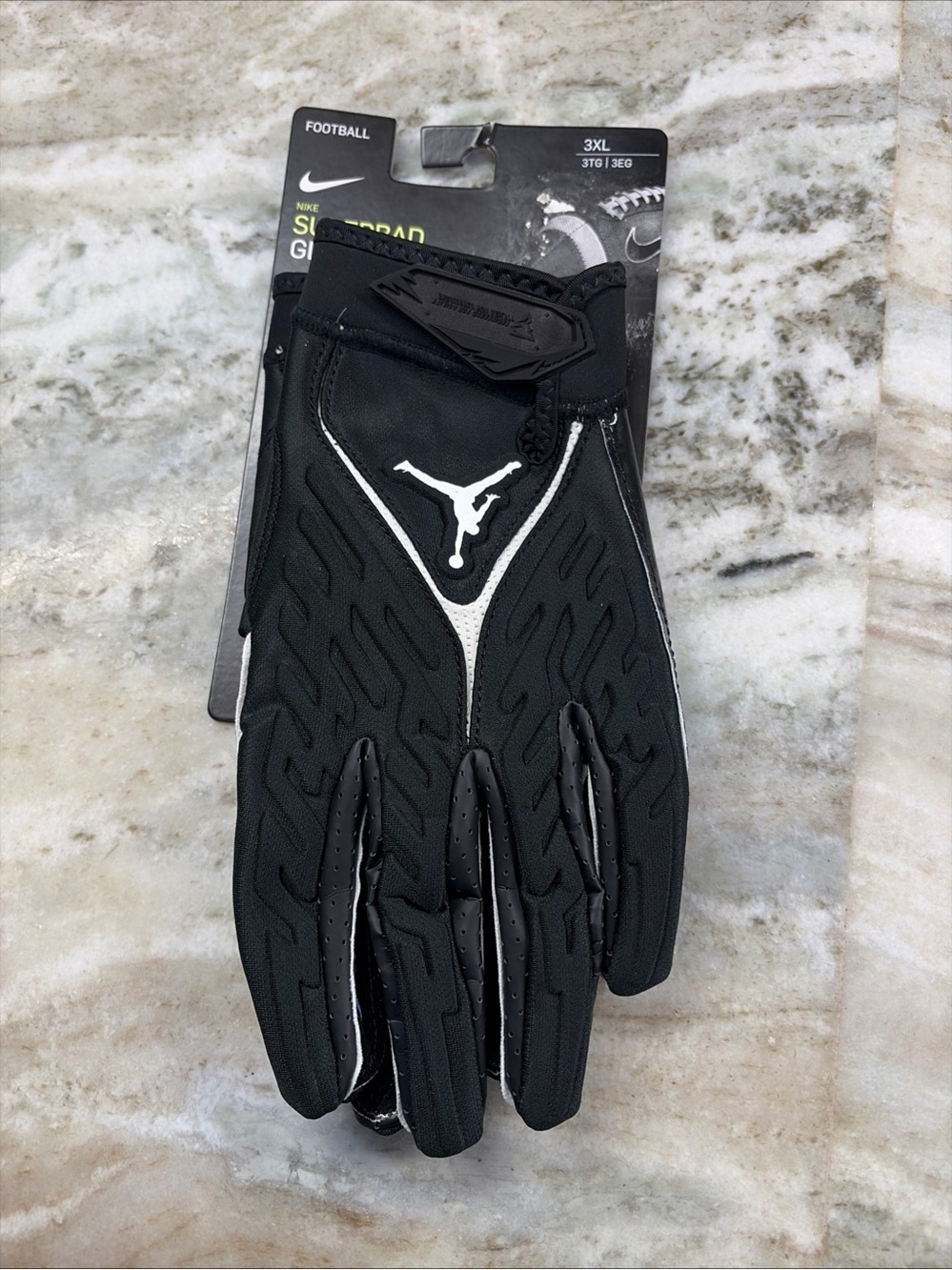 Jordan Men's Black Football Gloves 3XL